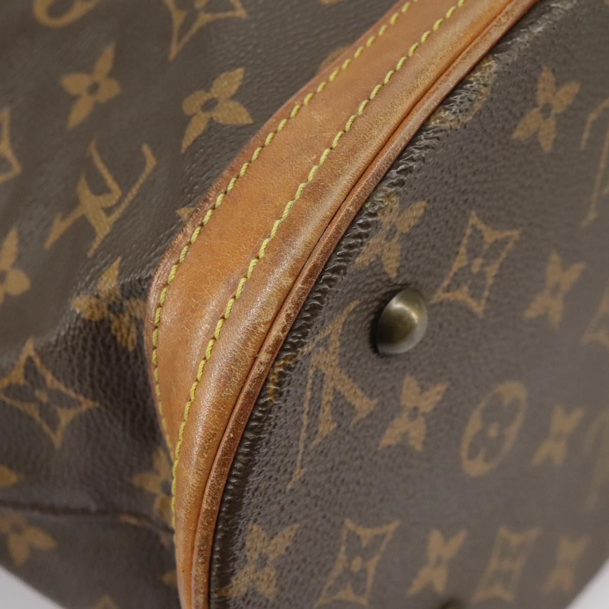 LOUIS VUITTON Monogram Bucket PM Shoulder Bag M42238 LV Auth am7284