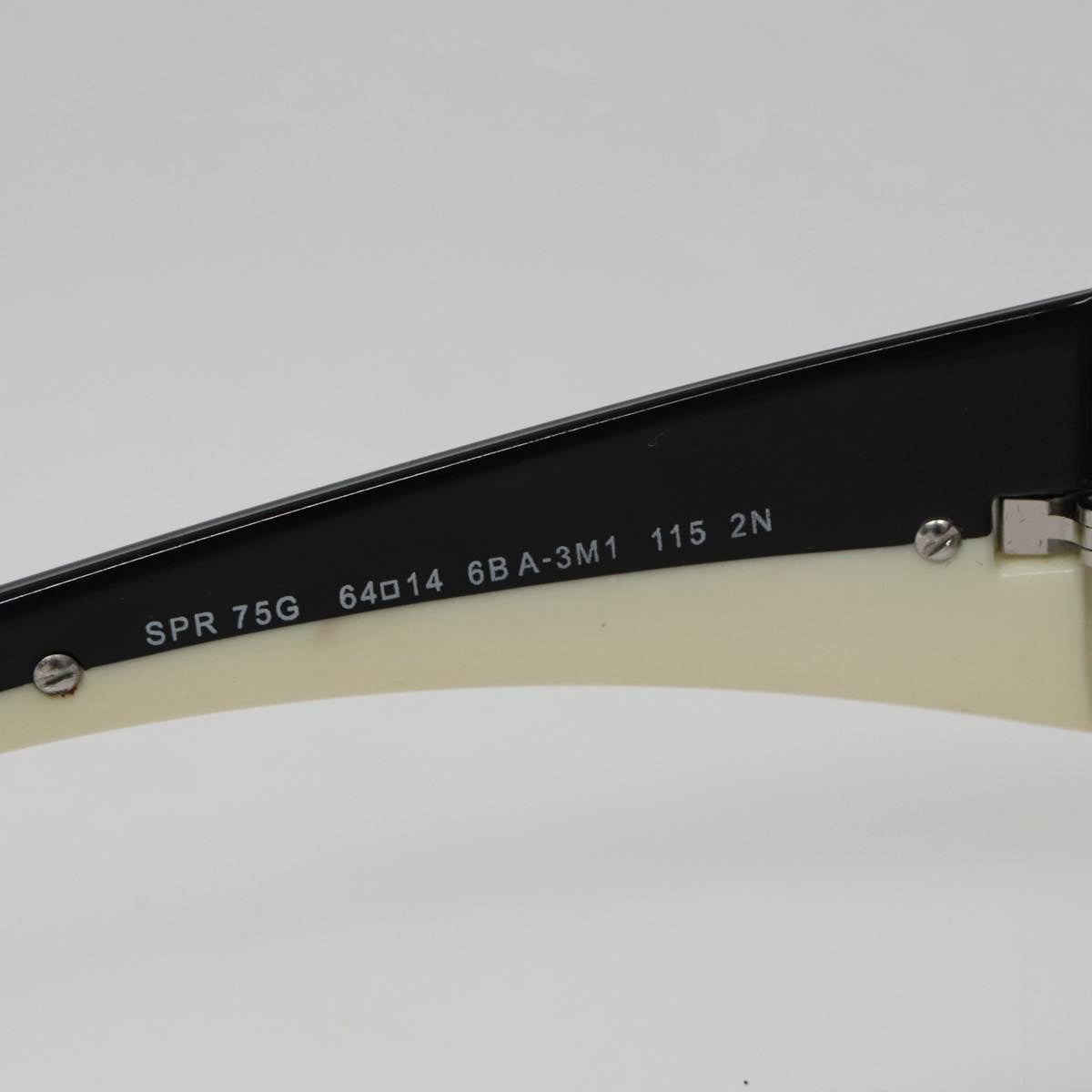 PRADA Sunglasses plastic Black Auth am7394