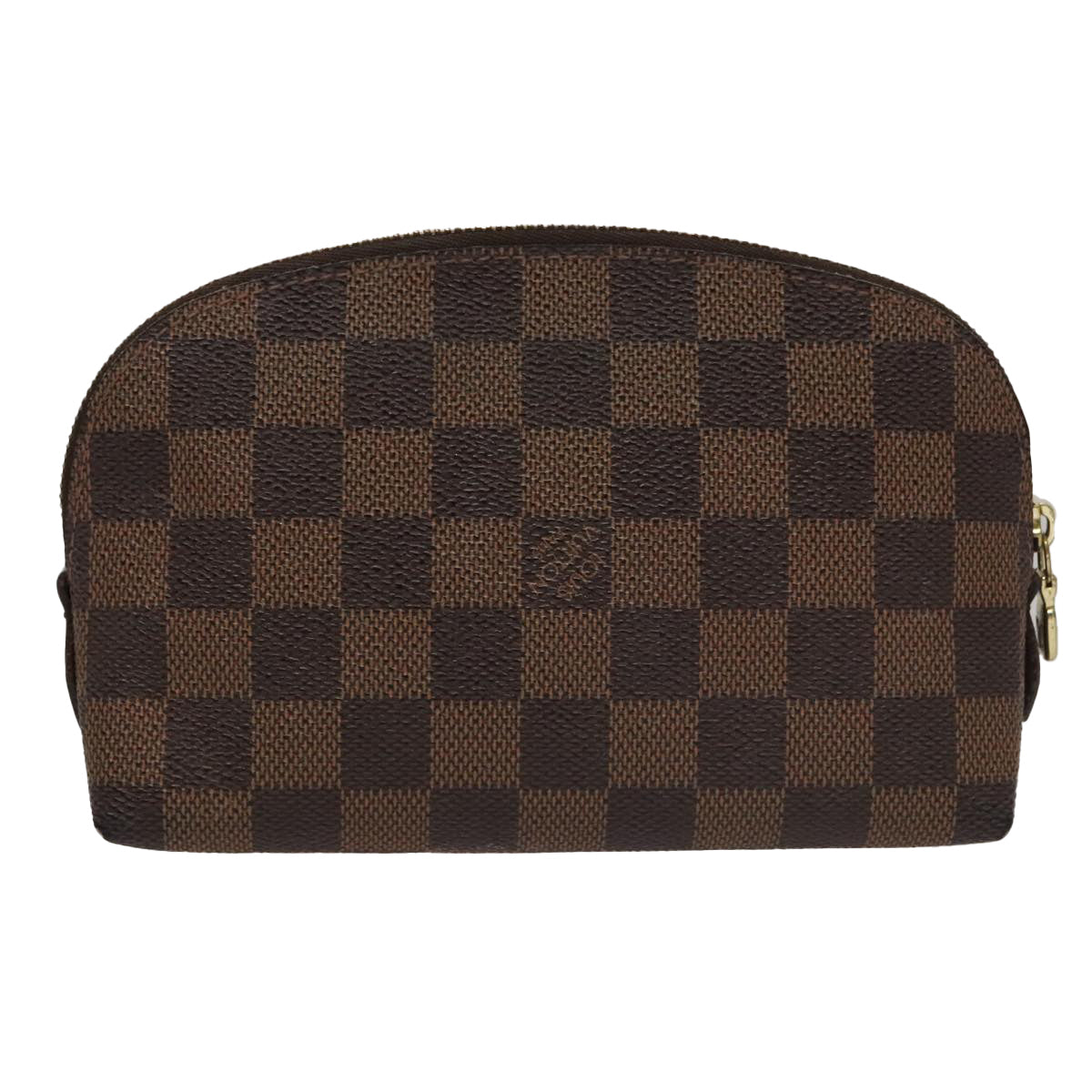 LOUIS VUITTON Damier Ebene Pochette Cosmetic PM Pouch N47516 LV Auth am7399