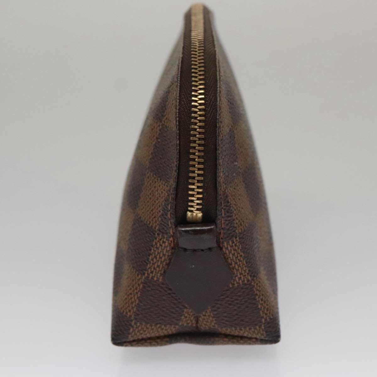LOUIS VUITTON Damier Ebene Pochette Cosmetic PM Pouch N47516 LV Auth am7399