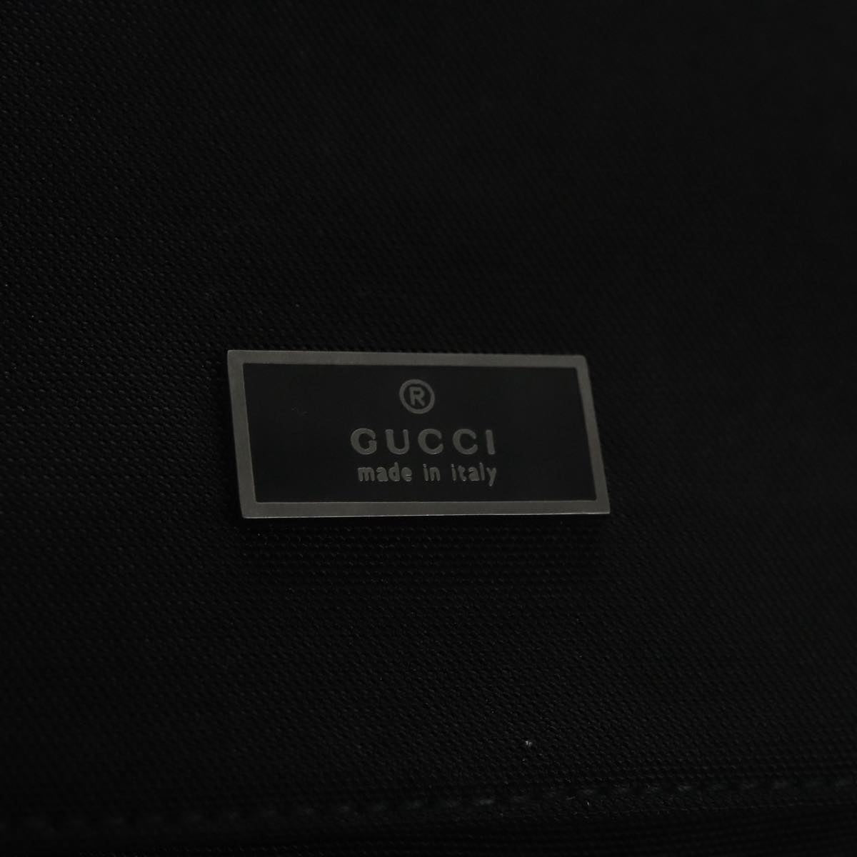 GUCCI Backpack Nylon Black 003 0238 Auth am7405