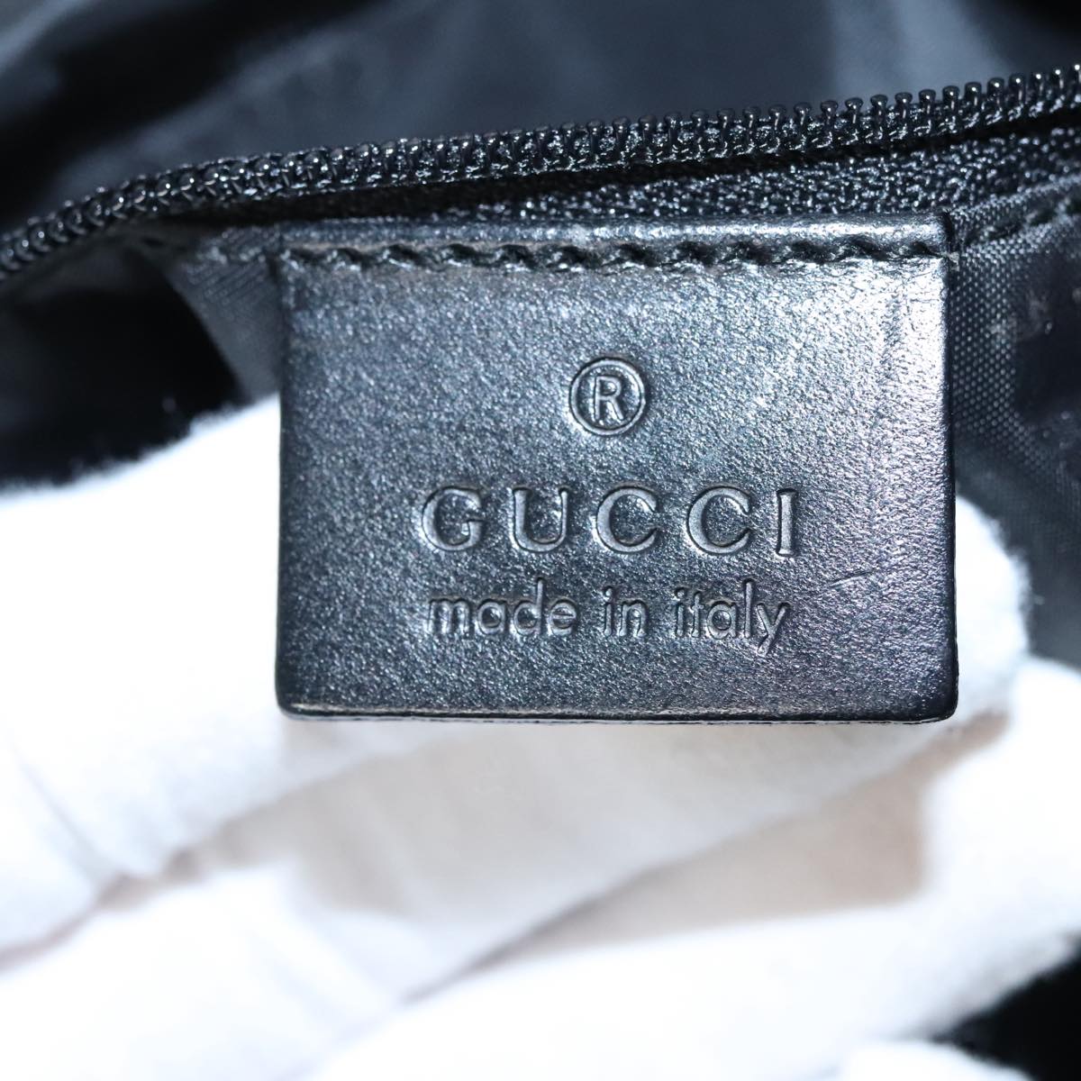 GUCCI Backpack Nylon Black 003 0238 Auth am7405