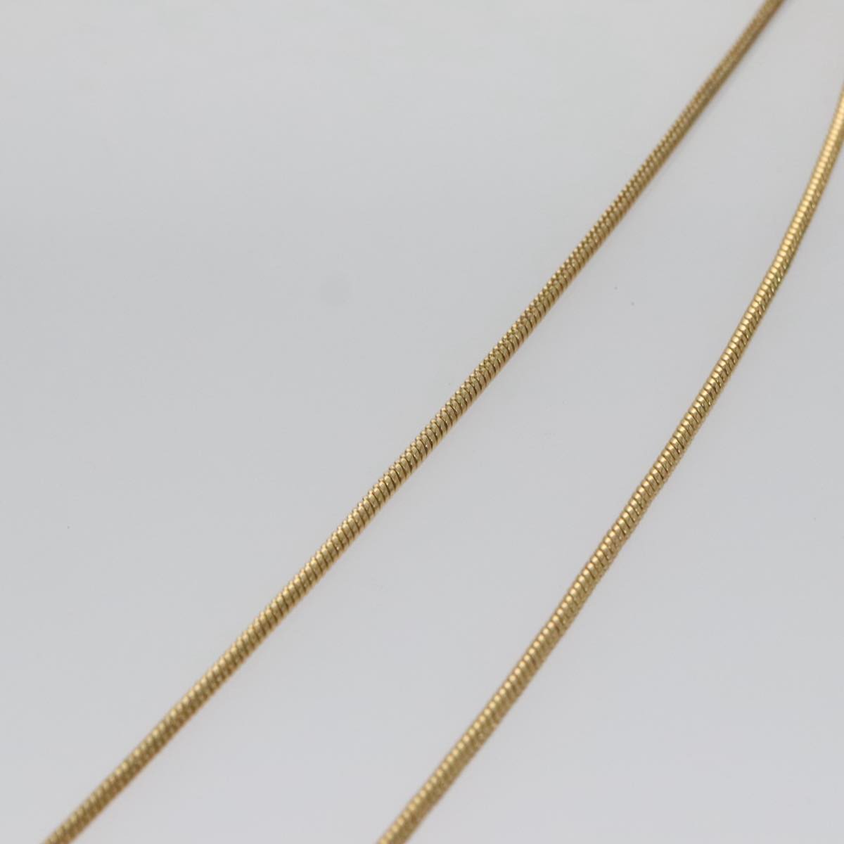 Christian Dior Necklace metal Gold Auth am7410
