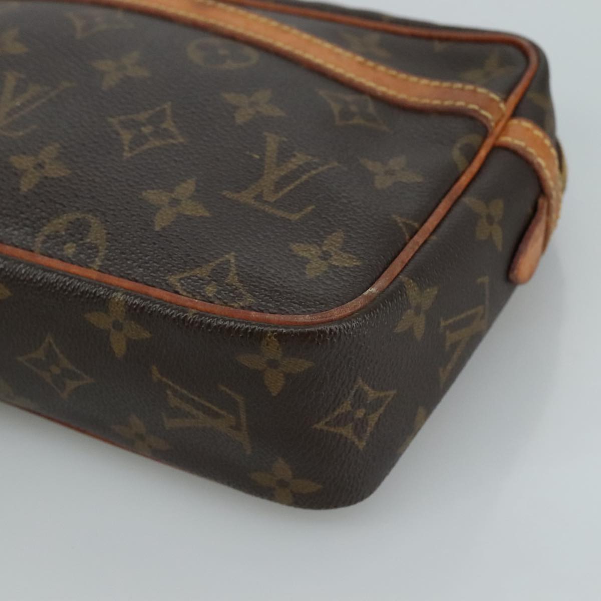 LOUIS VUITTON Monogram Compiegne 23 Clutch Bag M51847 LV Auth am7436