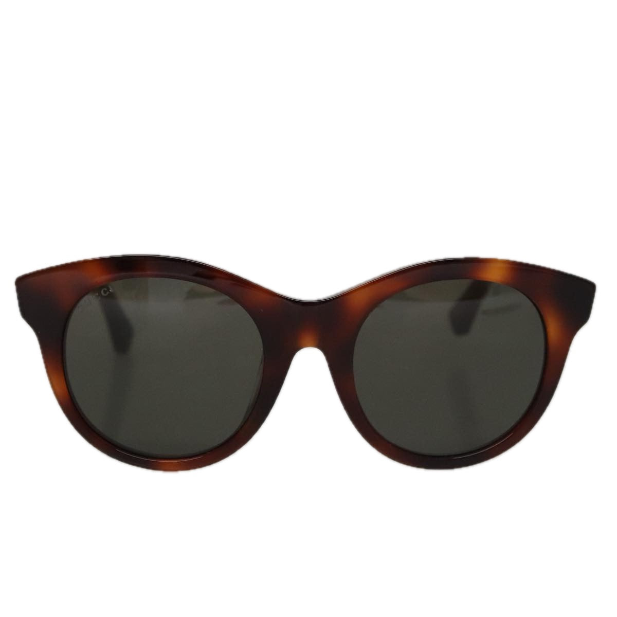 GUCCI Sunglasses plastic Brown Auth am7450