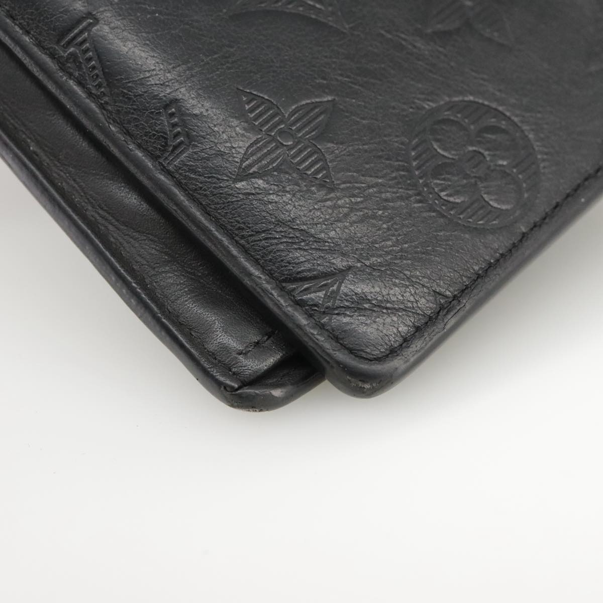 LOUIS VUITTON Monogram Shadow Portefeuille Brazza Wallet M62900 LV Auth am7512