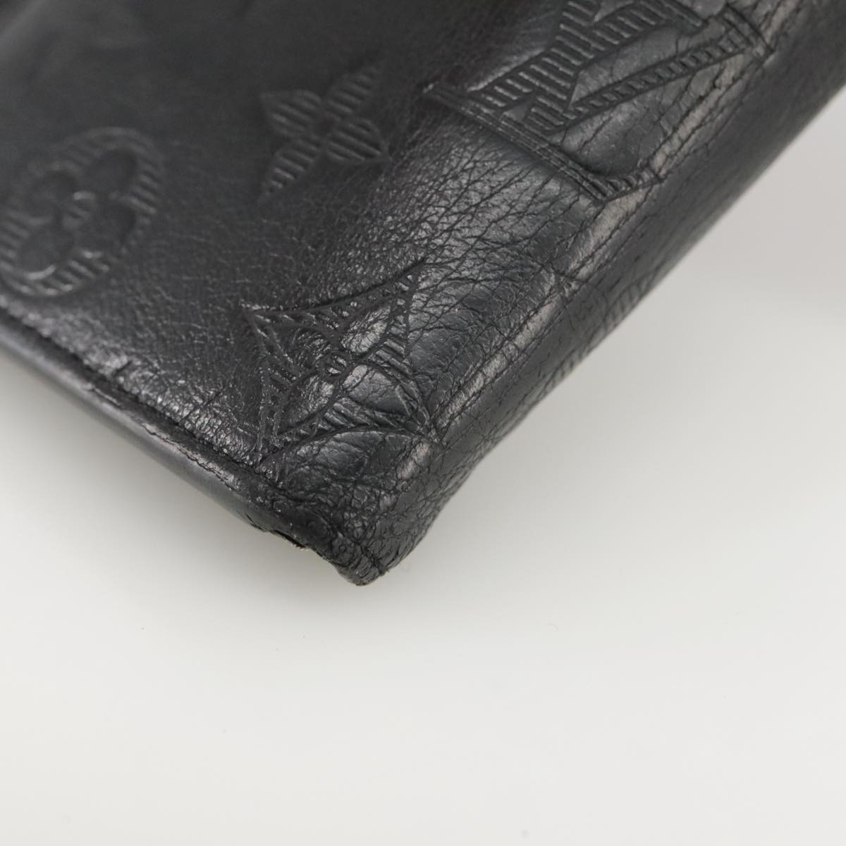 LOUIS VUITTON Monogram Shadow Portefeuille Brazza Wallet M62900 LV Auth am7512