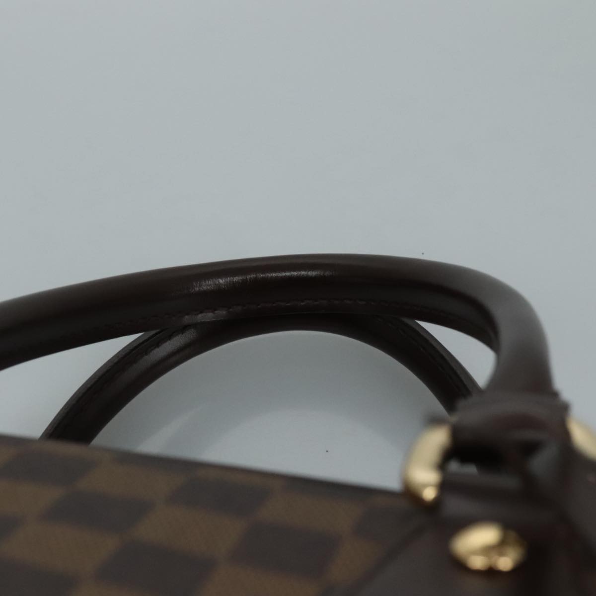 LOUIS VUITTON Damier Ebene Duomo Hand Bag N60008 LV Auth am7518V