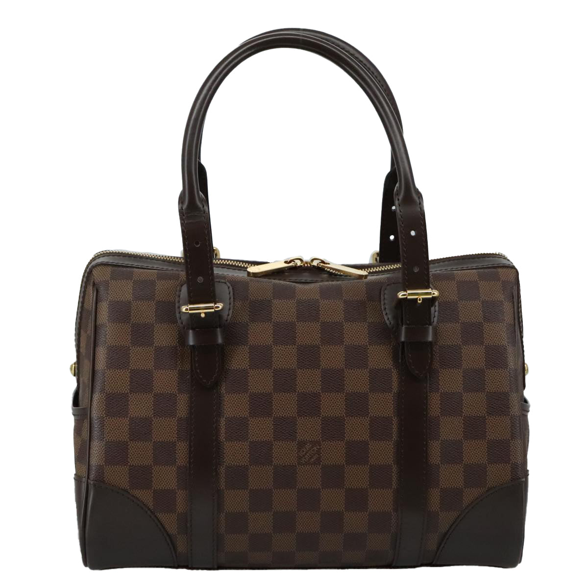 LOUIS VUITTON Damier Ebene Berkeley Hand Bag N52000 LV Auth am7519AV