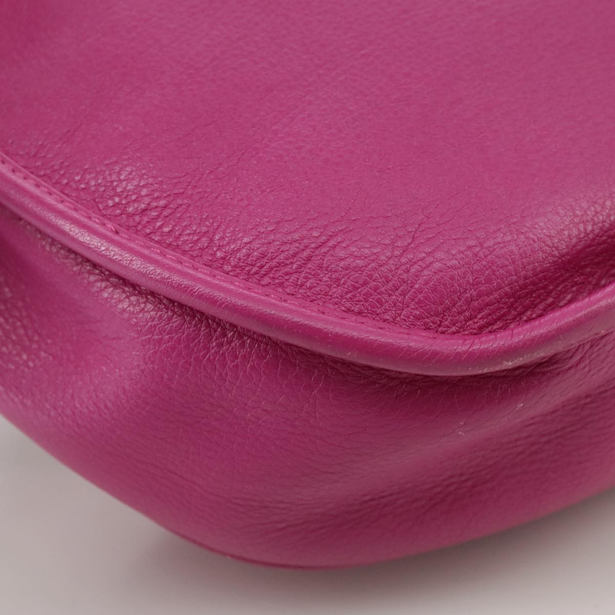 LOEWE Shoulder Bag Leather Pink Auth am7531