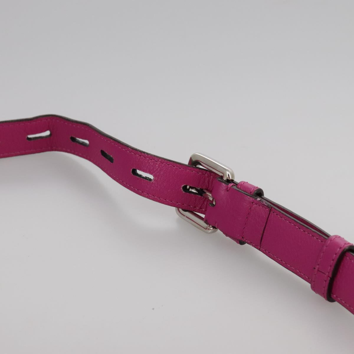 LOEWE Shoulder Bag Leather Pink Auth am7531