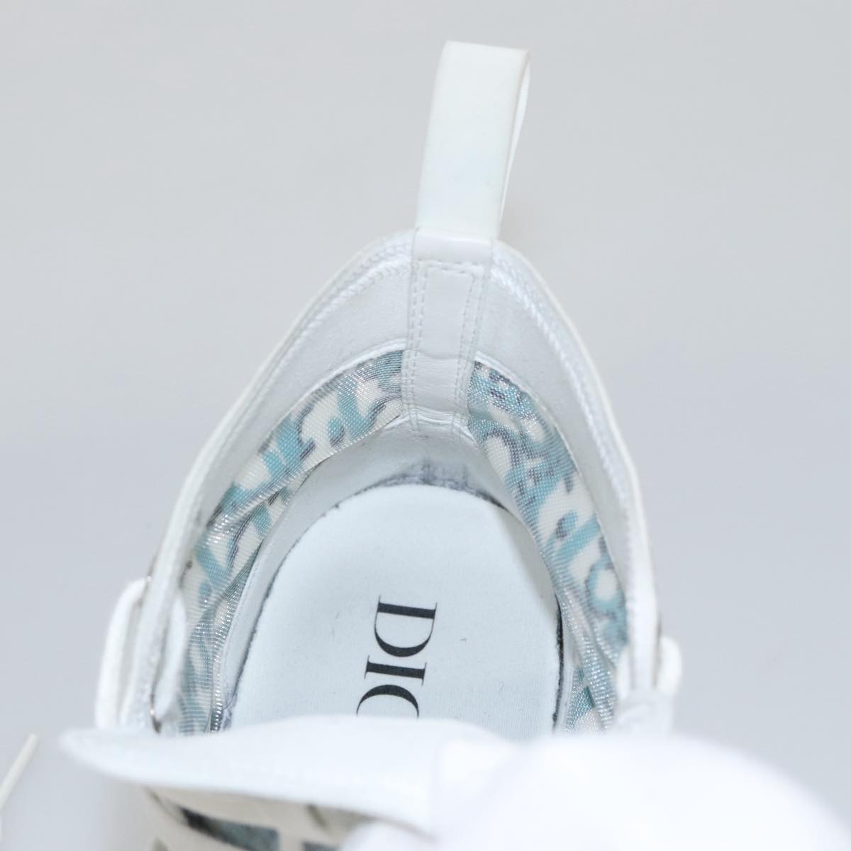 Christian Dior Trotter Canvas Sneakers 41 Blue Auth am7535