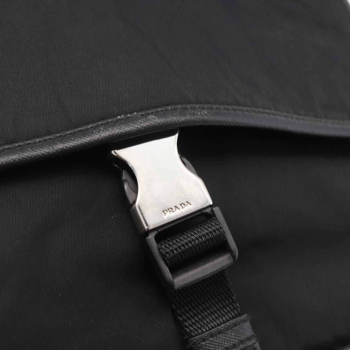 PRADA Shoulder Bag Nylon Black Auth am7560