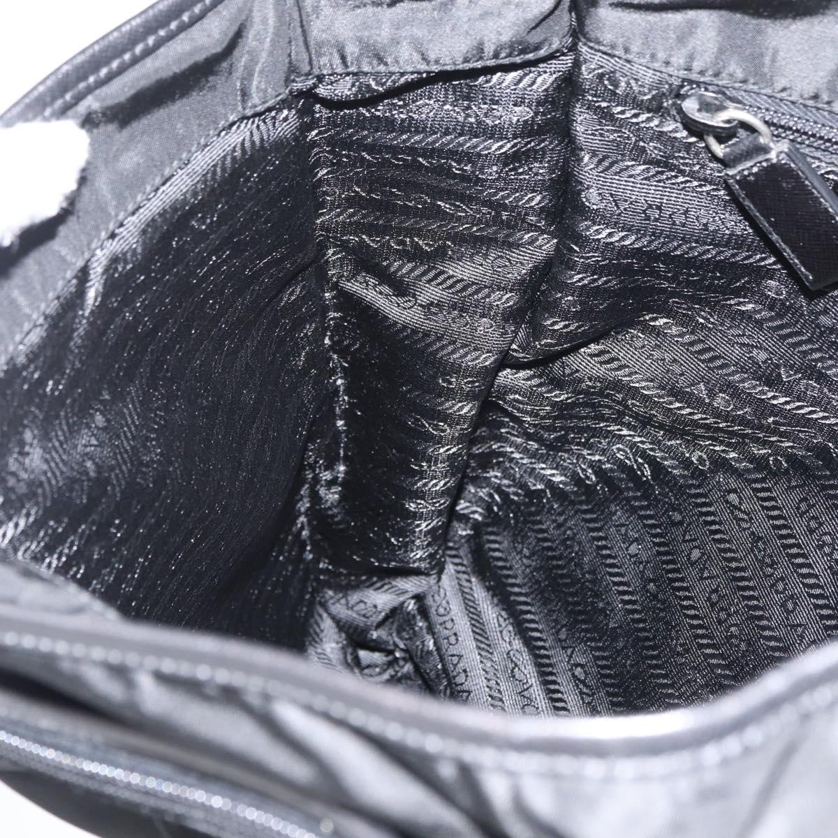 PRADA Shoulder Bag Nylon Black Auth am7560