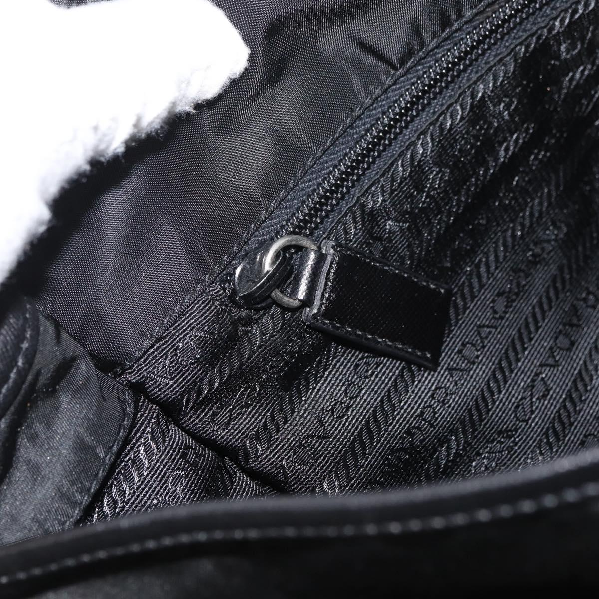 PRADA Shoulder Bag Nylon Black Auth am7560