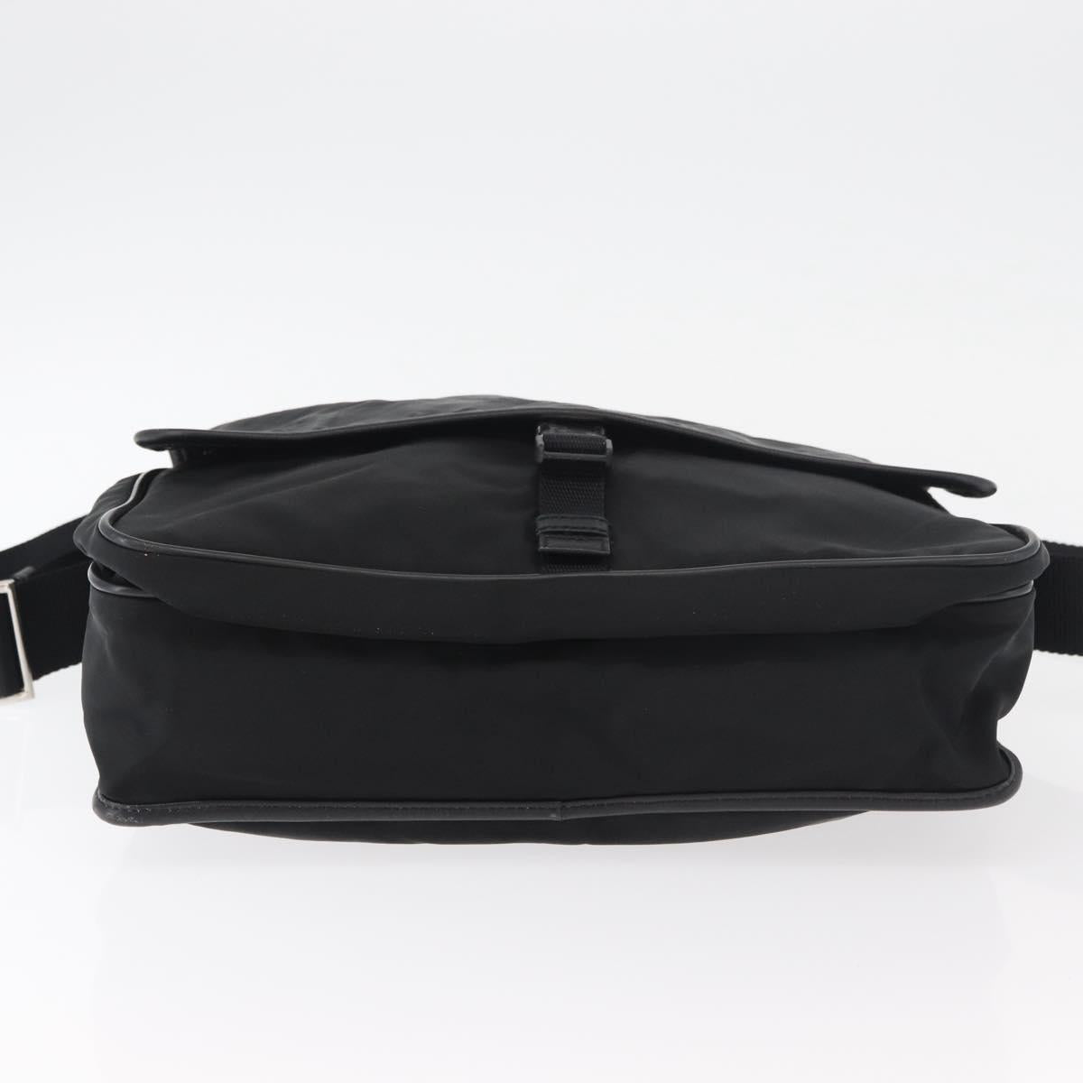 PRADA Shoulder Bag Nylon Black Auth am7560