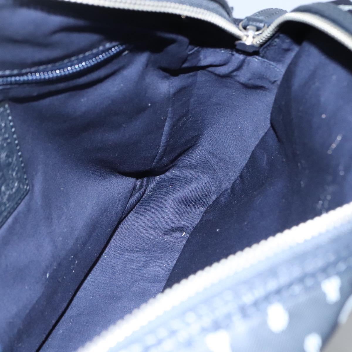 HUNTING WORLD Shoulder Bag Canvas Gray Auth am7610