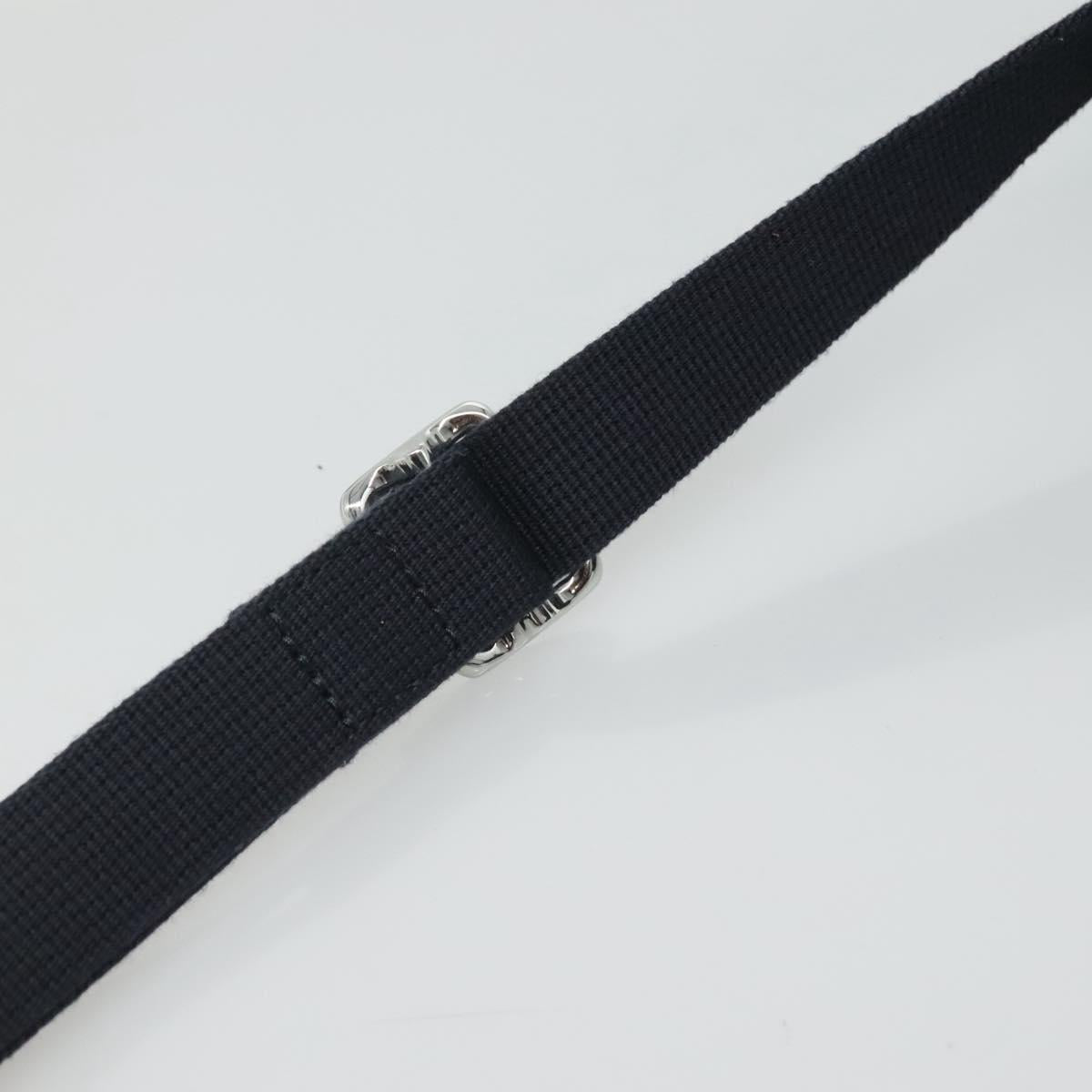 HUNTING WORLD Shoulder Bag Canvas Gray Auth am7610