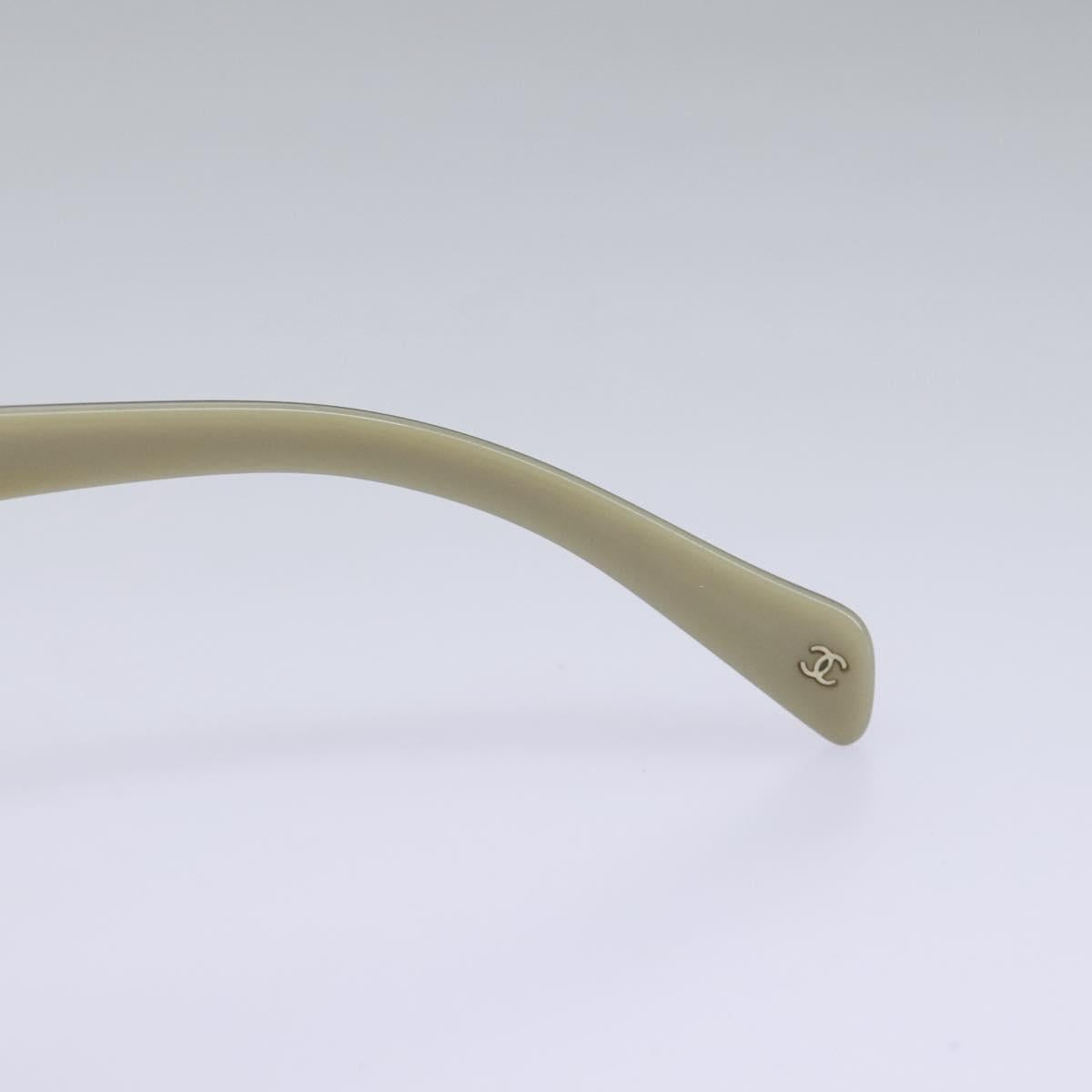 CHANEL Sunglasses plastic Brown CC Auth am7632