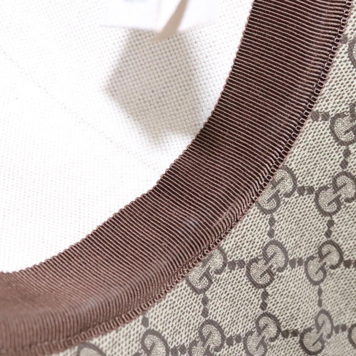 GUCCI GG Supreme Strawberry baseball Cap PVC XL Beige 700665 Auth am7681V