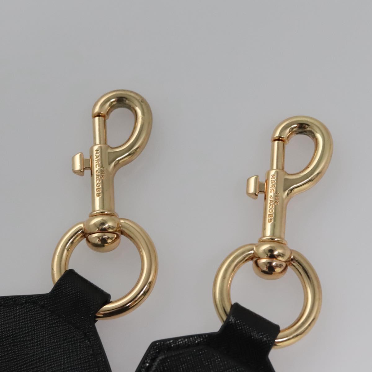 Marc Jacobs Adjustable Shoulder Strap Canvas 38.6""-57.1"" Black Auth am7732