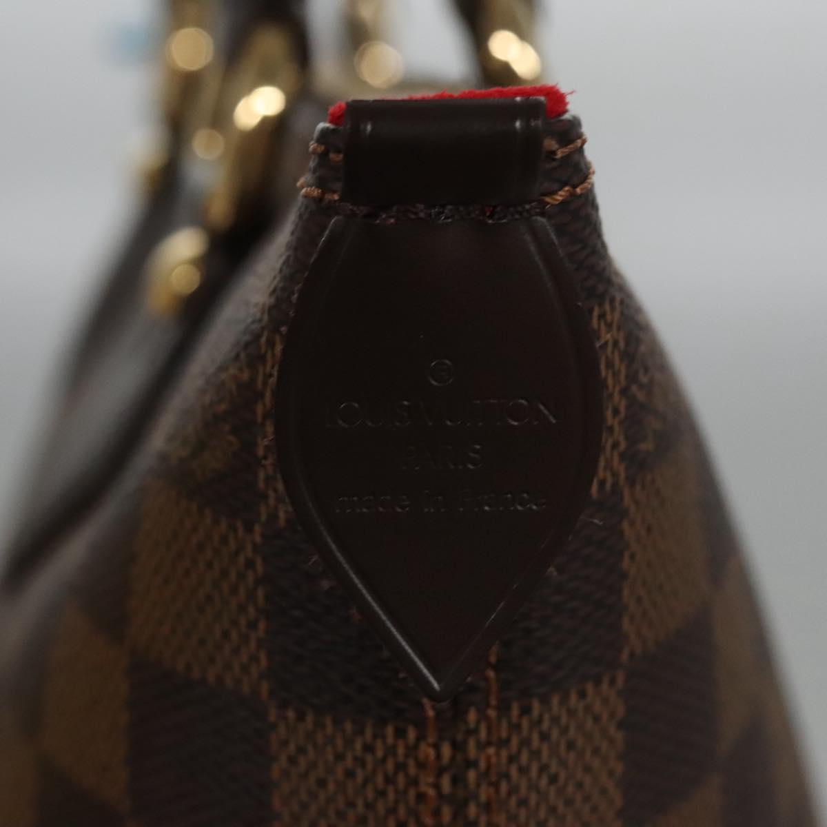 LOUIS VUITTON Damier Ebene Saleya PM Tote Bag N51183 LV Auth am7736V