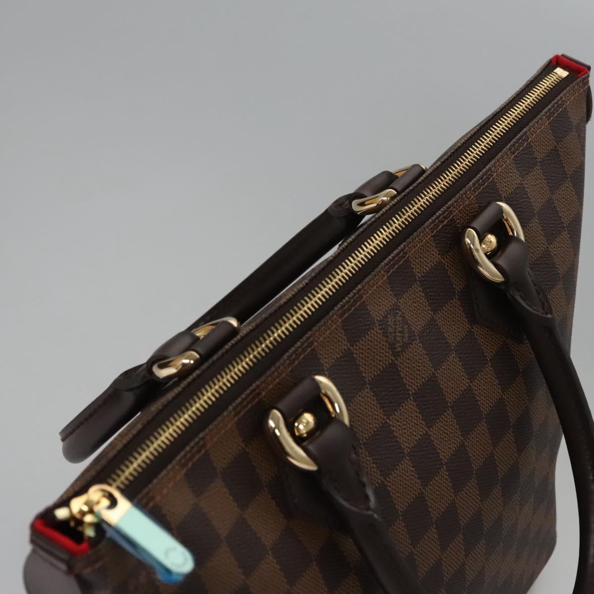 LOUIS VUITTON Damier Ebene Saleya PM Tote Bag N51183 LV Auth am7736V
