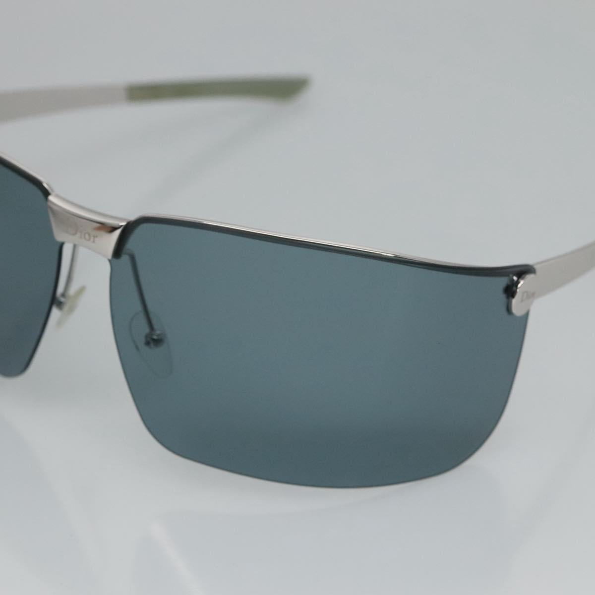 Christian Dior Sunglasses Metal Blue Auth am7799