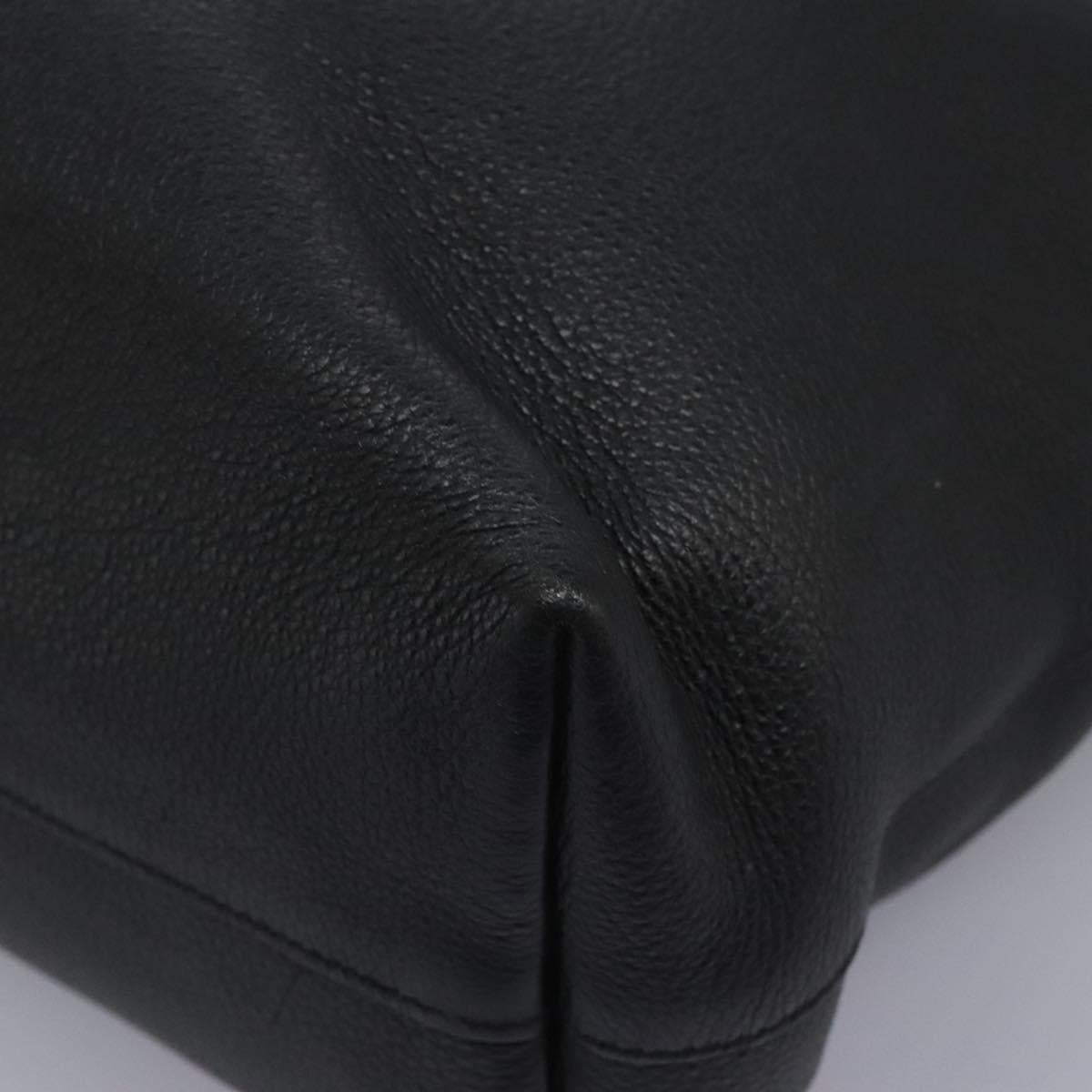 PRADA Tote Bag Leather 2way Black 1BG865 Auth am7814