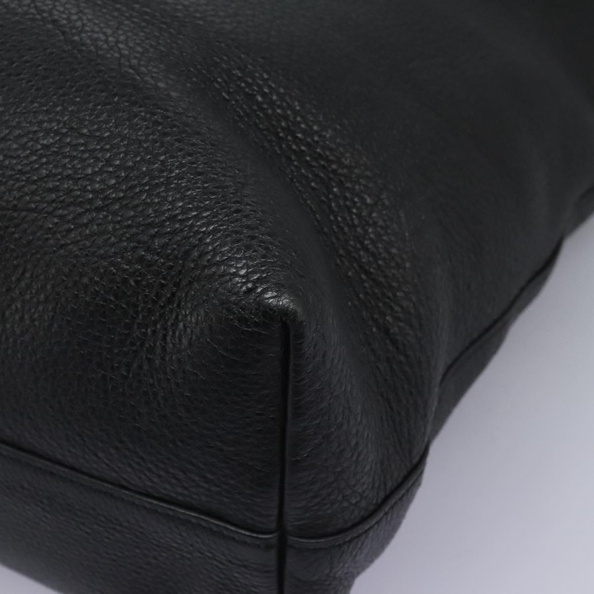 PRADA Tote Bag Leather 2way Black 1BG865 Auth am7814