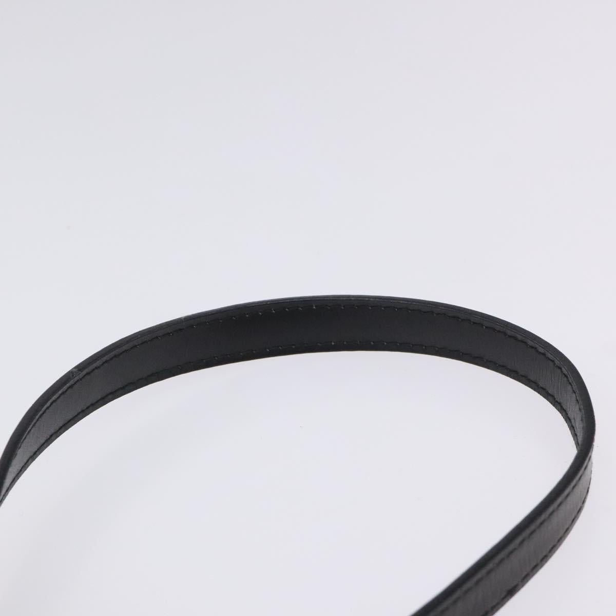 Salvatore Ferragamo Vala Shoulder Bag Leather Black Gold Auth am7884