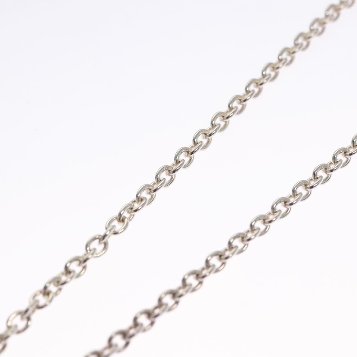 GUCCI Interlocking Necklace Ag925 Silver Auth am7919