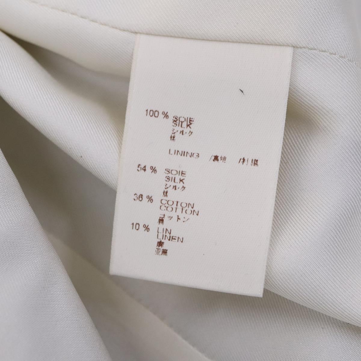 LOUIS VUITTON Jacket & Skirt Setup Jacket Silk 36 Gray LV Auth am7979