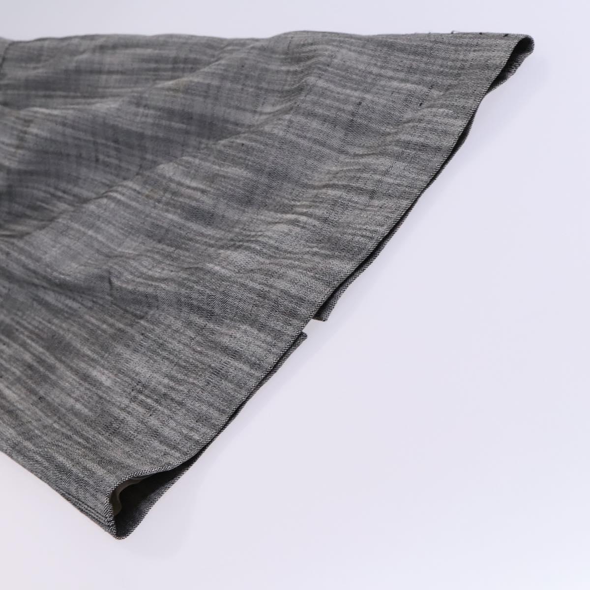 LOUIS VUITTON Jacket & Skirt Setup Jacket Silk 36 Gray LV Auth am7979