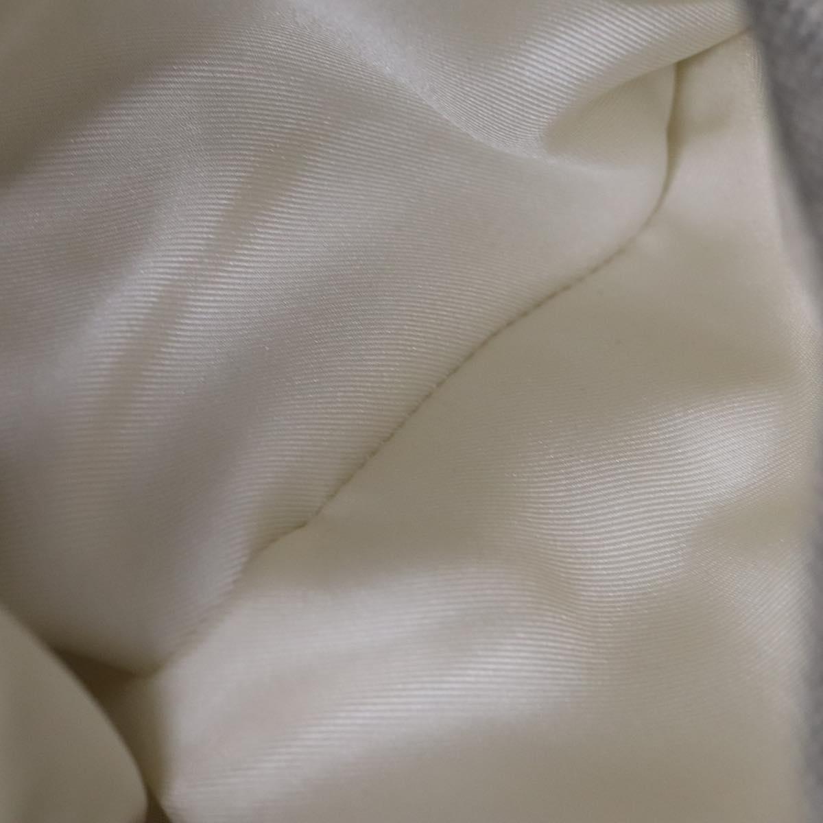 LOUIS VUITTON Jacket & Skirt Setup Jacket Silk 36 Gray LV Auth am7979