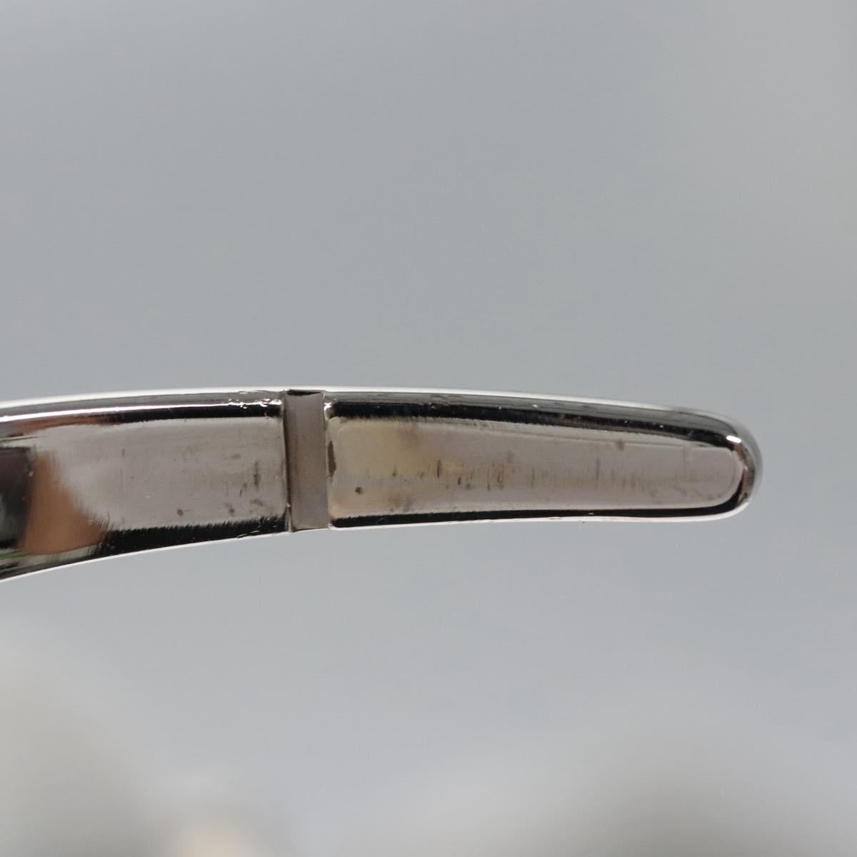 Salvatore Ferragamo Gancini Bracelet Metal Silver Auth am7986