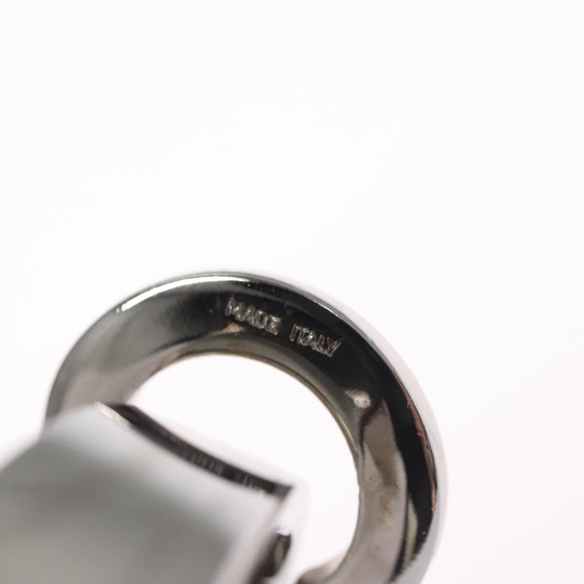 Salvatore Ferragamo Gancini Bracelet Metal Silver Auth am7986