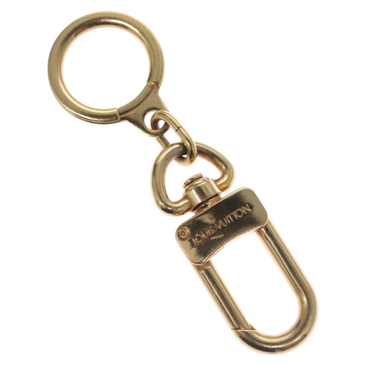 LOUIS VUITTON Anneau Cles Key Holder Metal Gold Tone M62698 LV Auth am7995