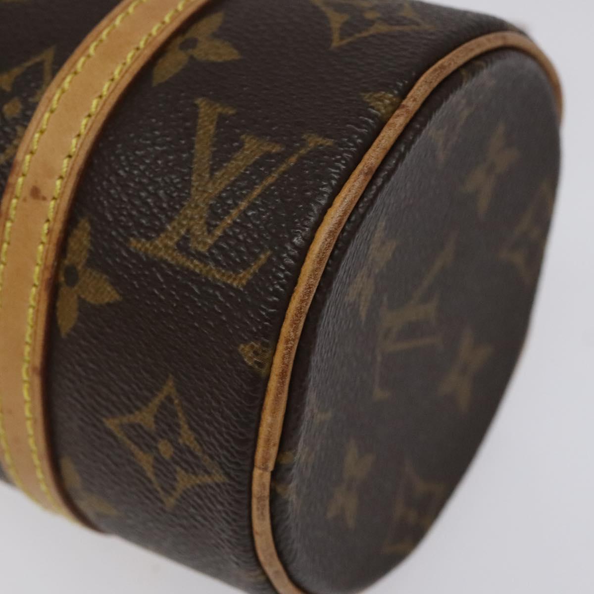 LOUIS VUITTON Monogram Papillon 19 Hand Bag M51389 LV Auth am8000V