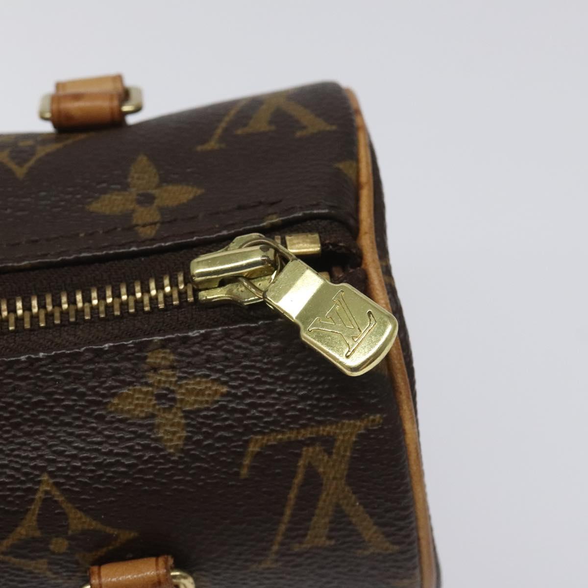 LOUIS VUITTON Monogram Papillon 19 Hand Bag M51389 LV Auth am8000V