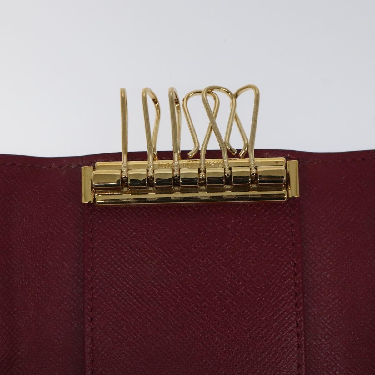 LOUIS VUITTON Monogram Multicles 6 Key Case Fuchsia M60701 LV Auth am8073