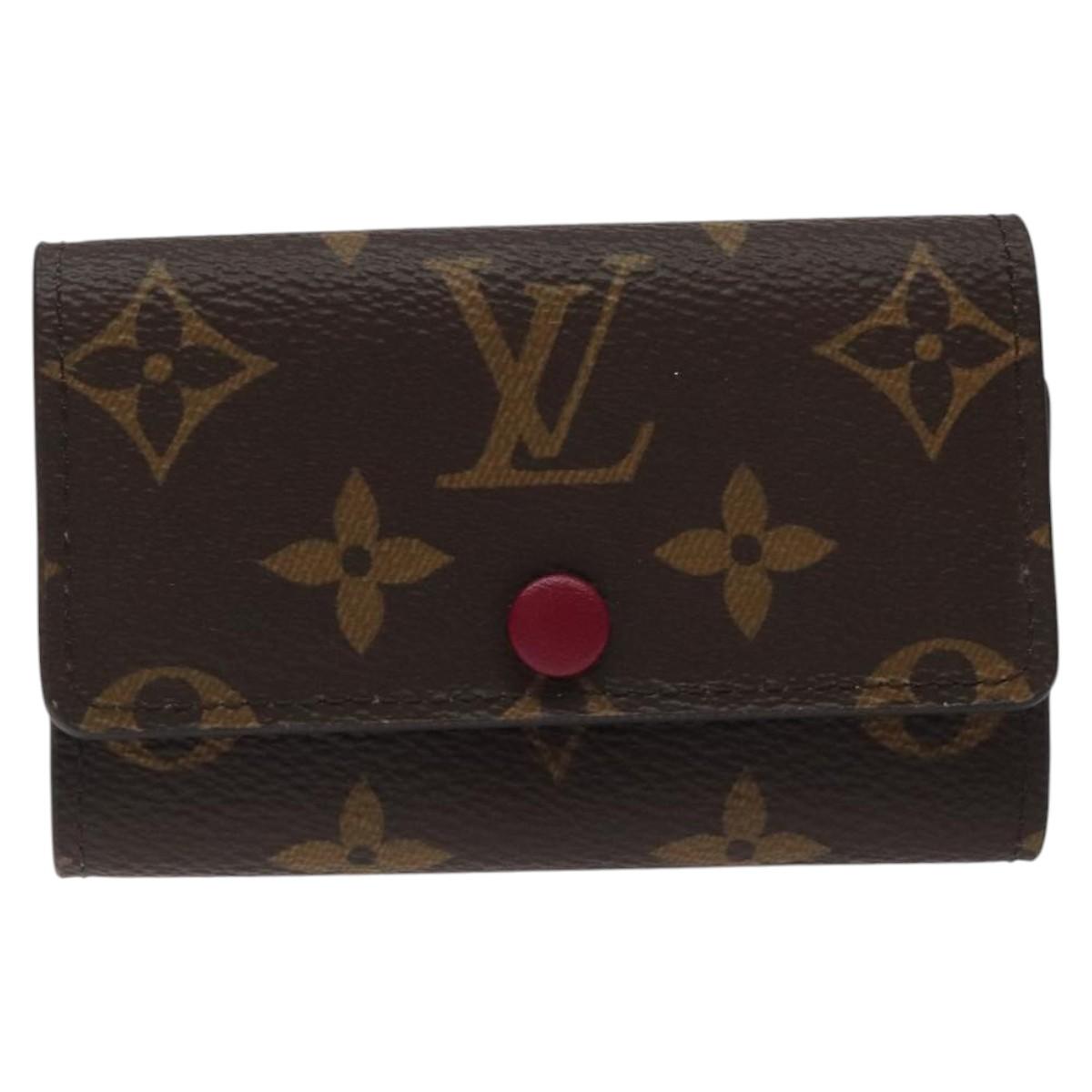 LOUIS VUITTON Monogram Multicles 6 Key Case Fuchsia M60701 LV Auth am8073
