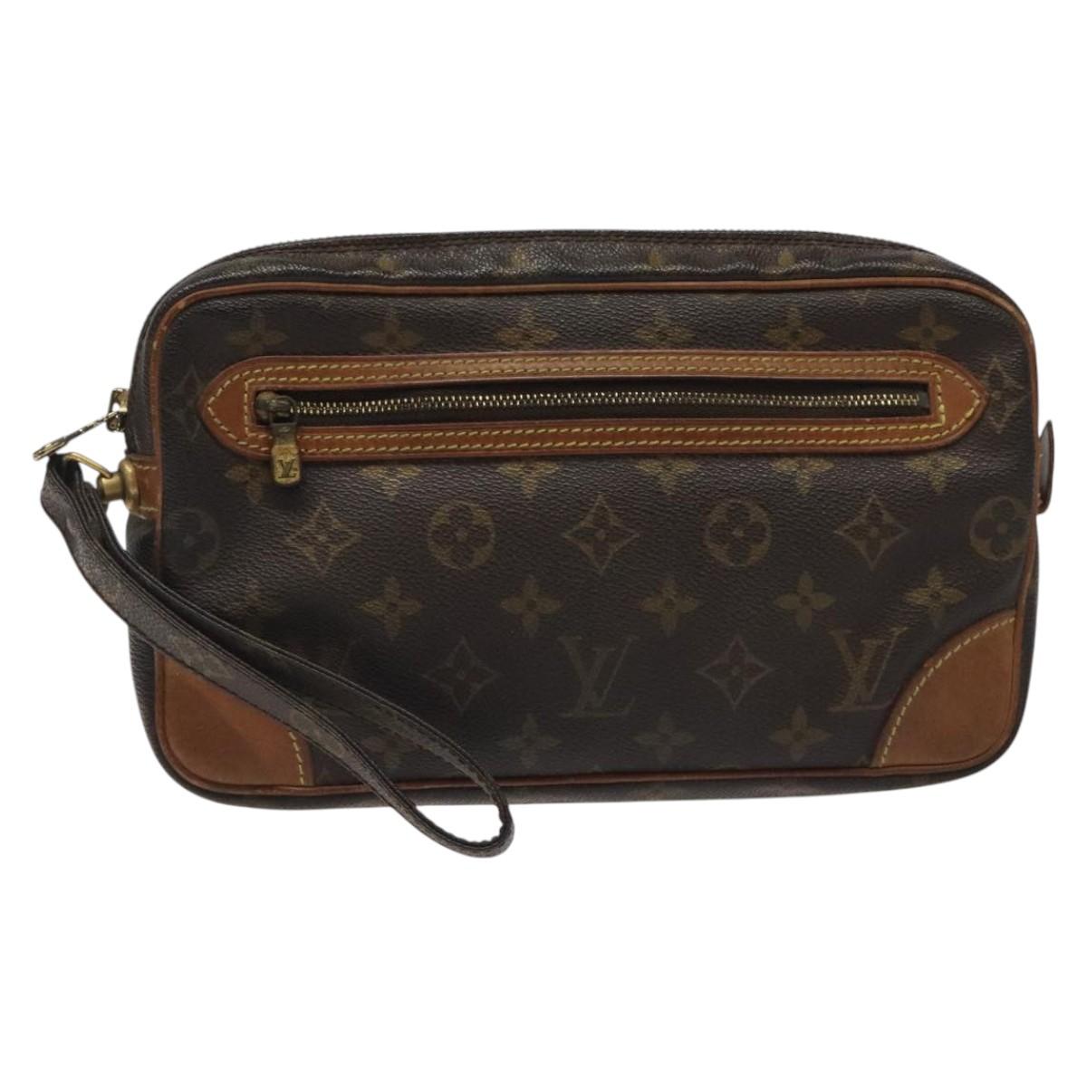 LOUIS VUITTON Monogram Marly Dragonne GM Clutch Bag M51825 LV Auth am8083