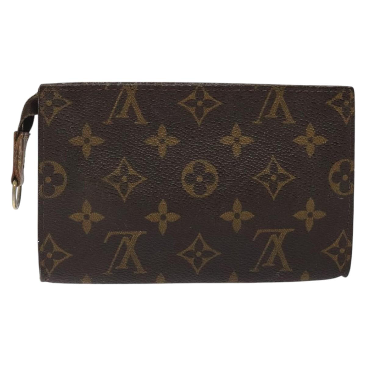 LOUIS VUITTON Monogram Bucket PM Accessory Pouch LV Auth am8091