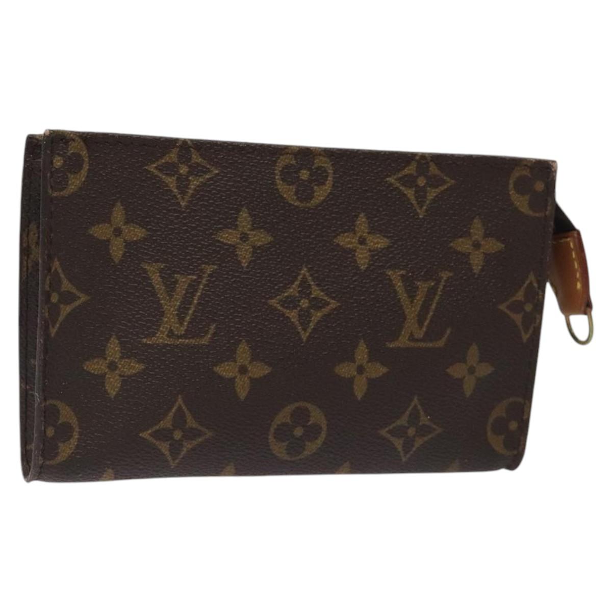 LOUIS VUITTON Monogram Bucket PM Accessory Pouch LV Auth am8093