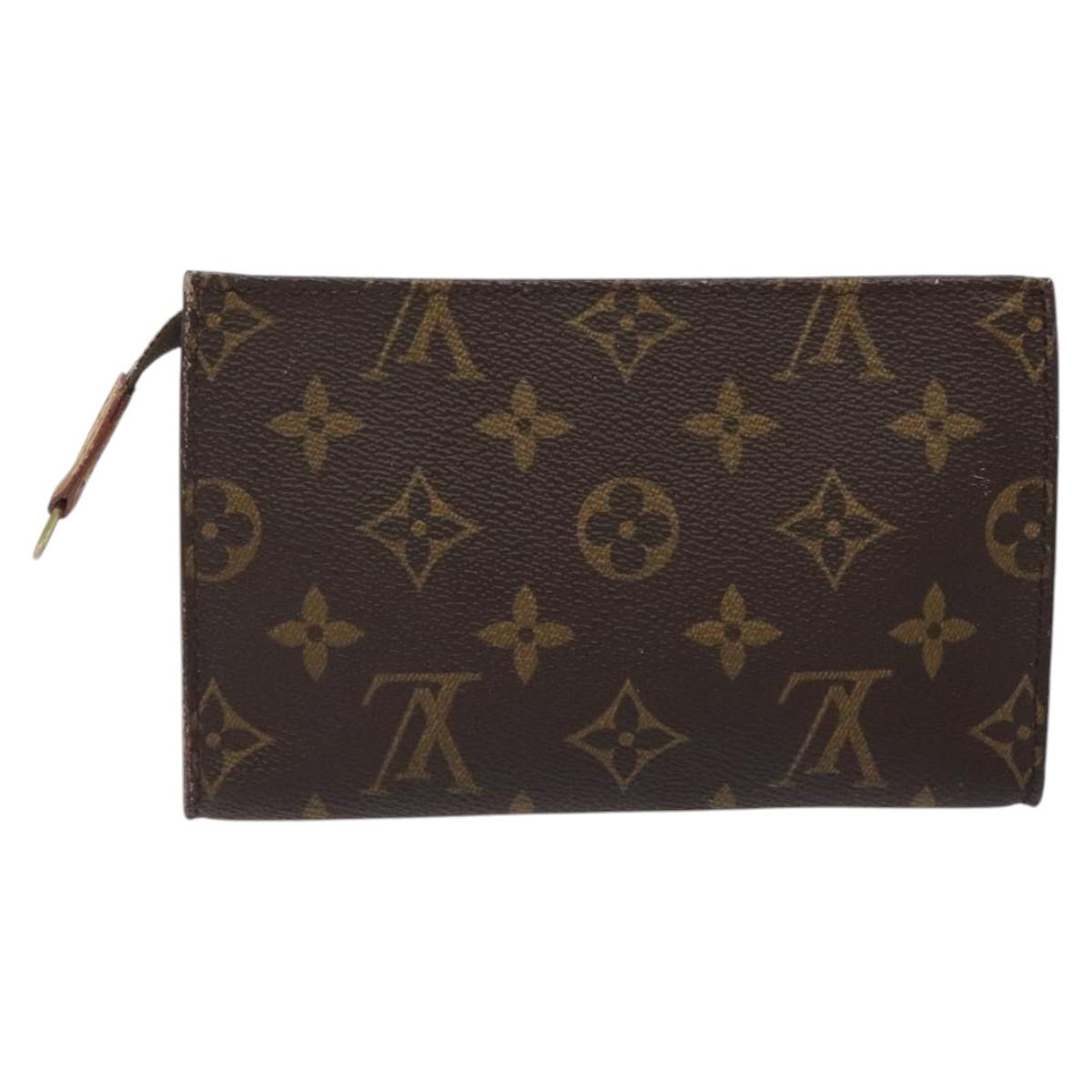 LOUIS VUITTON Monogram Bucket PM Accessory Pouch LV Auth am8093