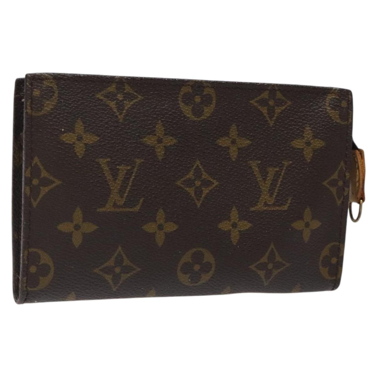 LOUIS VUITTON Monogram Bucket PM Accessory Pouch LV Auth am8105