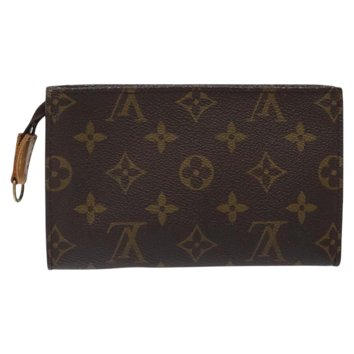 LOUIS VUITTON Monogram Bucket PM Accessory Pouch LV Auth am8105