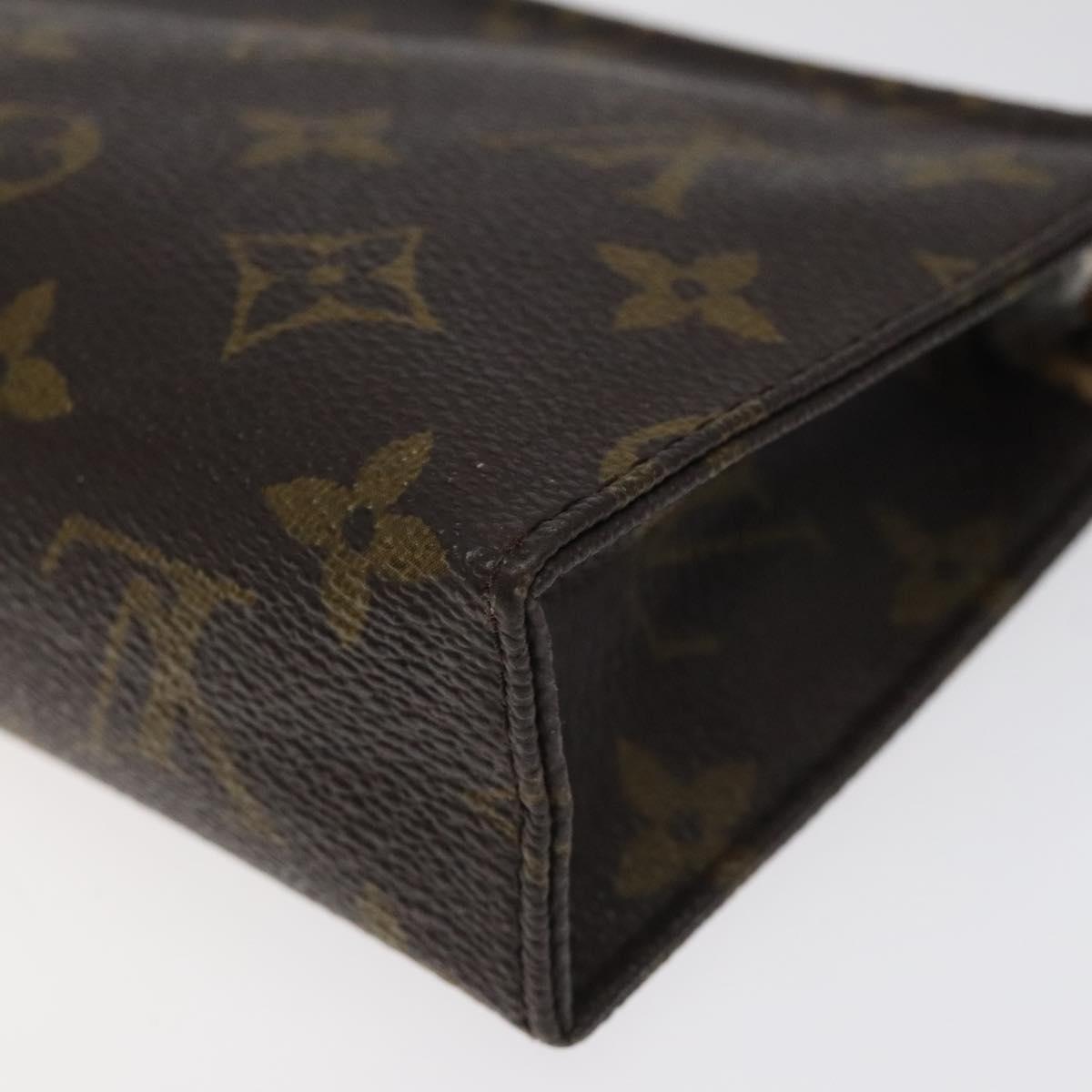 LOUIS VUITTON Monogram Poche Toilette 15 Pouch M47546 LV Auth am8106