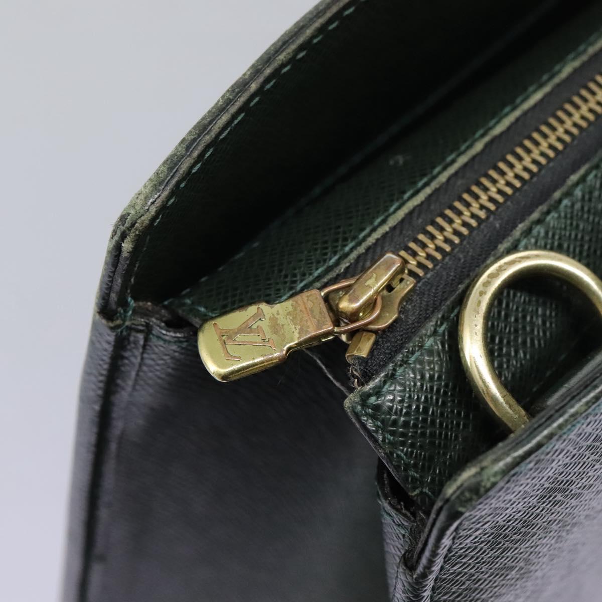 LOUIS VUITTON Taiga Porte Documents Rozan Bag Epicea M30054 LV Auth am8138